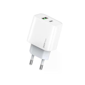 Dvip N34 20W Type-C PD USB-A Quick Charger Çift Çıkışlı Beyaz Şarj Aleti