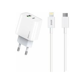 Dvip N35 2.4 A Beyaz Type-C to Lightning Kablolu Hızlı Şarj Aleti Set