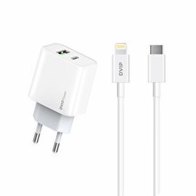 Dvip N35 2.4 A Beyaz Type-C to Lightning Kablolu Hızlı Şarj Aleti Set