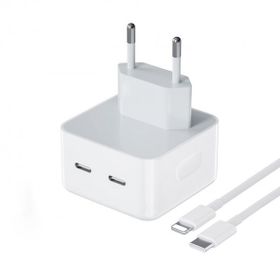 Dvip N45 35 W Yeni Nesil Apple Uyumlu Çift PD Type-C Port Compact Çıkışlı Ev Tipi Şarj Aleti