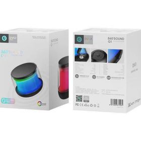 Dvip Q1 360 Siyah Taşınabilir Sound Bluetooth Hoparlör