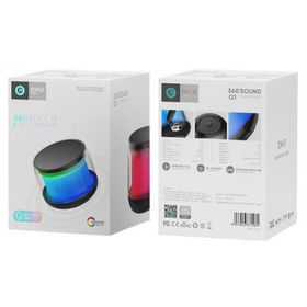 Dvip Q1 360 Siyah Taşınabilir Sound Bluetooth Hoparlör