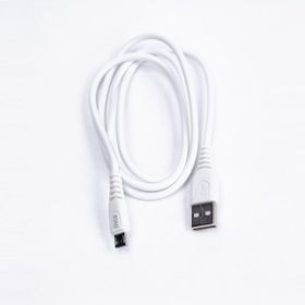 Dvıp S01M 6A 67W Fast Charging 1 m Beyaz Usb A Micro Data ve Hızlı Şarj Kablosu