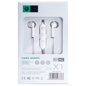 Dvıp X1 İn Ear Neckband Bass Beyaz Bluetooth Sports Kulaklık