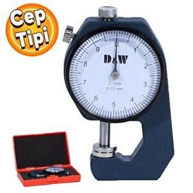 DW 4KKCTS Cep Saati Tipi 0.01-10 mm Kalınlık Komparatörü Kumpas
