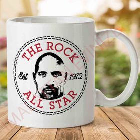 Dwayne the Rock Johnson All Star Baskılı Kupa