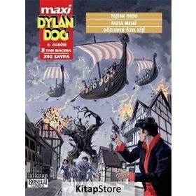 Dylan Dog Maxi Albüm 4 - Taştan Ordu - Fazla Mesai - Gözlenen Özel Kişi - Andrea Cavaletto