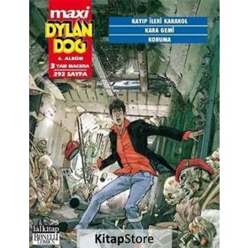 Dylan Dog Maxi Albüm 6 - Kayıp İleri Karakol -Kara Gemi -Koruma - Giovanni Gualdoni
