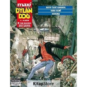 Dylan Dog Maxi Albüm 6 - Kayıp İleri Karakol -Kara Gemi -Koruma - Giovanni Gualdoni