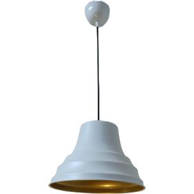 Dylight DY1159 Retro Metal Dekoratif Beyaz İçi Gold 27 cm Sarkıt Avize