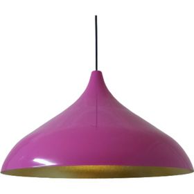 Dylight Metal Fuşya Pembe Dekoratif Rustik Metal 43 cm Sarkıt Avize