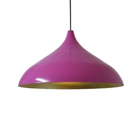 Dylight Metal Fuşya Pembe Dekoratif Rustik Metal 43 cm Sarkıt Avize