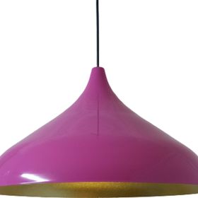Dylight Metal Fuşya Pembe Dekoratif Rustik Metal 43 cm Sarkıt Avize