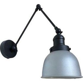 Dylight Retro Metal Dekoratif Akrobatik Rustik Gri Mafsallı Duvar Aplik