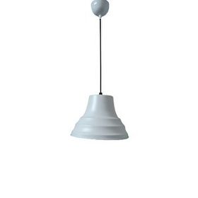 Dylight Retro Metal Dekoratif Beyaz Içi Beyaz Kafe Mutfak Aydınlatma 27 cm Sarkıt Avize