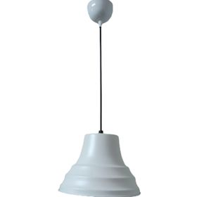 Dylight Retro Metal Dekoratif Beyaz Içi Beyaz Kafe Mutfak Aydınlatma 27 cm Sarkıt Avize