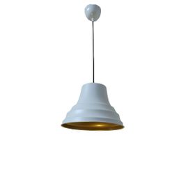 Dylight Retro Metal Dekoratif Beyaz İçi Gold 27 cm Sarkıt Avize