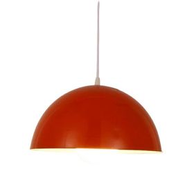Dylight Retro Metal Dekoratif Kırmızı Tekli 40 cm Sarkıt Avize