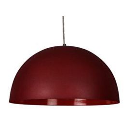 Dylight Retro Metal Dekoratif Rustik Bordo Tekli 40 cm Sarkıt Avize