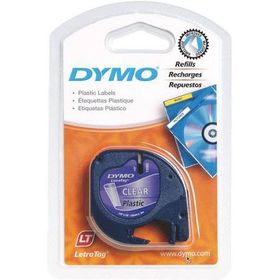 Dymo 12267 Letratag 12x4 Şeffaf Plastik Şerit