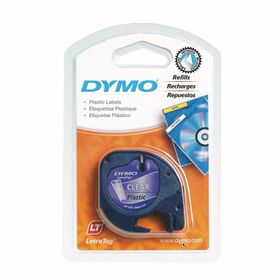 Dymo 12268 Letratag Şeffaf 12 mm 4 mt Plastik Şerit