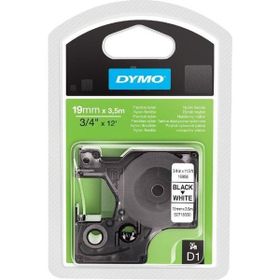 Dymo 16958 Siyah-Beyaz 19 mmx3.5 m Esnek Naylon Şerit
