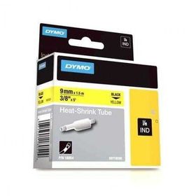 Dymo 18054 Rhino Pro Sarı Siyah 9 mm x 1.5 mt Şerit