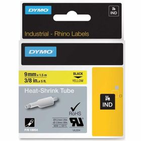 Dymo 18054 Rhino Pro Sarı Siyah 9 mm x 1.5 mt Şerit