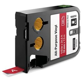 Dymo 1868761 XTL 12 mm 7 m Kırmızı Beyaz Çok Amaçlı Vinil