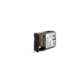 Dymo 1868809 XTL 6 mm x 2.7 mt Isıyla Küçülen Beyaz Üzerine Siyah Şerit