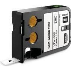 Dymo 1868810 XTL Siyah-Beyaz 12 mmx2.7 m Isıyla Küçülen Etiket