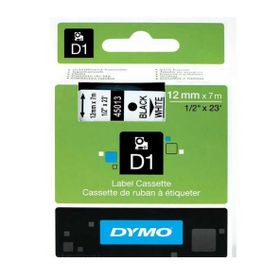 Dymo 45713 45013 D1 Beyaz Siyah Şerit