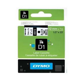 Dymo 45713 45013 D1 Beyaz Siyah Şerit