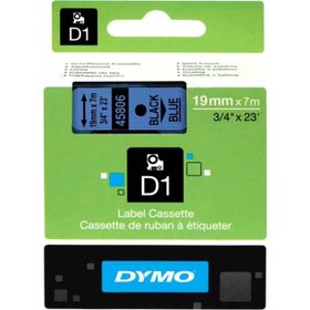 Dymo 45806 Mavi-Siyah D1 19 mm x 7 m Muadil Yedek Şerit