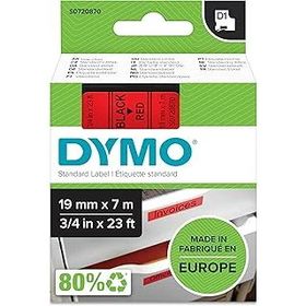 Dymo 45807 Kırmızı-Siyah D1 19 mm x 7 m Muadil Yedek Şerit