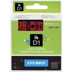 Dymo 45807 Kırmızı-Siyah D1 19 mm x 7 m Muadil Yedek Şerit