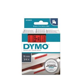 Dymo 45807 Kırmızı-Siyah D1 19 mm x 7 m Muadil Yedek Şerit