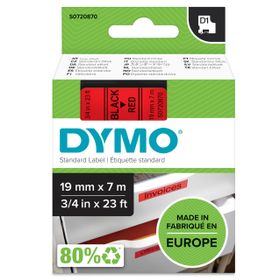 Dymo 45807 Kırmızı-Siyah D1 19 mm x 7 m Muadil Yedek Şerit