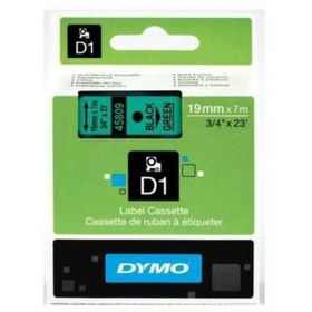 Dymo 45809 Yeşil Siyah 19 mm x 7 m D1 Yedek Şerit