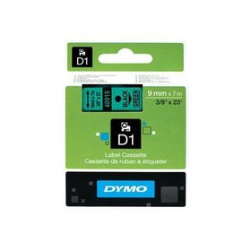 Dymo 45809 Yeşil Siyah 19 mm x 7 m D1 Yedek Şerit