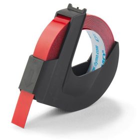 Dymo 520102 9 mm x 3 mt Kırmızı Kabartma Şerit