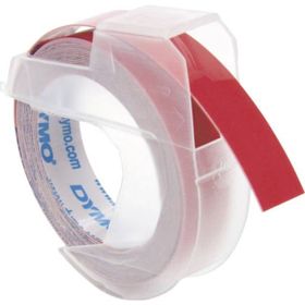 Dymo 520102 9 mm x 3 mt Kırmızı Kabartma Şerit