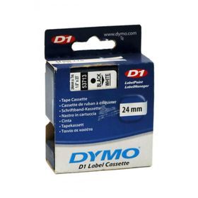 Dymo 53713 24 mm 7 mt Standart Beyaz Üzerine Siyah D1 Şerit