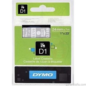 Dymo 53720 Şeffaf Beyaz 24 mm x 7 m D1 Yedek Şerit