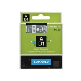 Dymo 53720 Şeffaf Beyaz 24 mm x 7 m D1 Yedek Şerit