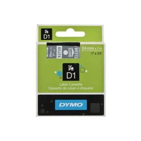 Dymo 53720 Şeffaf Beyaz 24 mm x 7 m D1 Yedek Şerit