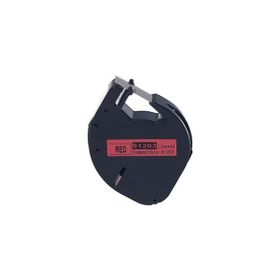 Dymo 59424 Letratag 12 mm x 4 mt Plastik Kırmızı Şerit