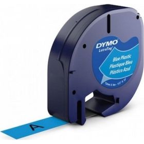 Dymo 59426 Letratag 12 mm x 4 mt Mavi Plastik Şerit