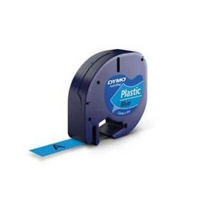 Dymo 59426 Letratag 12 mm x 4 mt Mavi Plastik Şerit