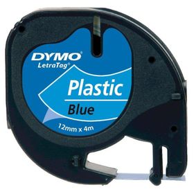 Dymo 59426 Letratag Şerit Mavi 12 mm 4 metre Plastik Etiket